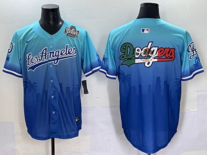 Men 2025 Los Angeles Dodgers Blank Blue Game Nike MLB Jersey style 6268->los angeles dodgers->MLB Jersey